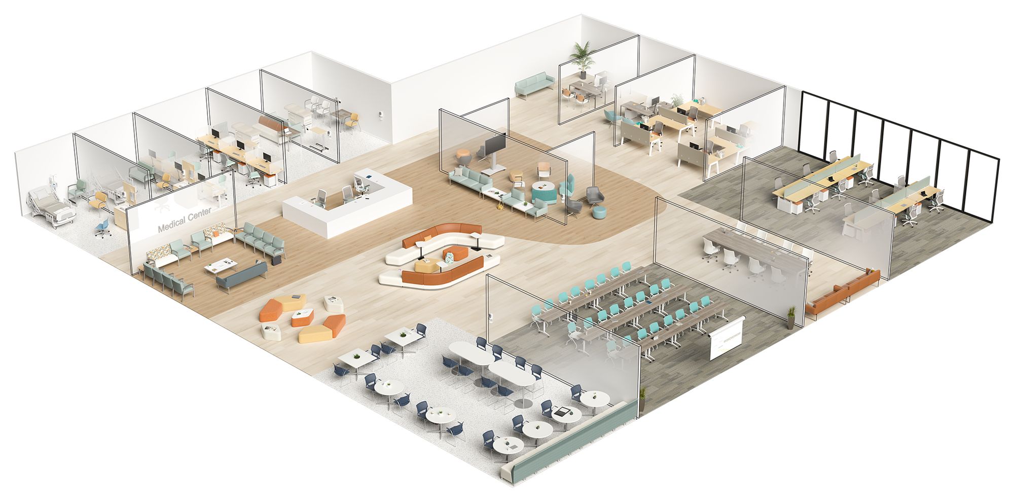 Clinic layout planning